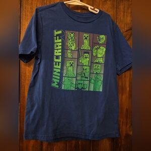 Boys Minecraft Tshirt Size 8 (M)
